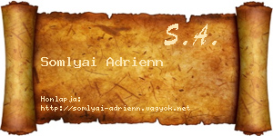 Somlyai Adrienn névjegykártya